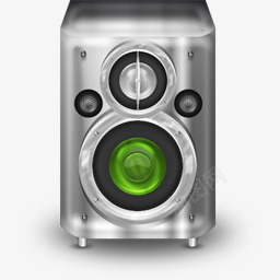 银色质感扬声器音响png免抠素材_88icon https://88icon.com 扬声器 质感 银色 音响