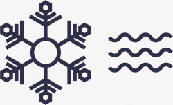 下雪免抠图素材简笔画温度天气变化图形图标高清图片