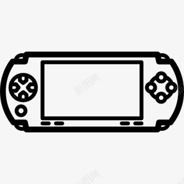 玩家便携式视频游戏机图标图标