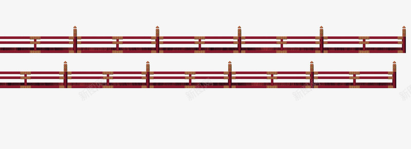 中国风古典围栏png免抠素材_88icon https://88icon.com png 中国风 中式 免抠图片 古典 围栏 栅栏 栏杆 装饰