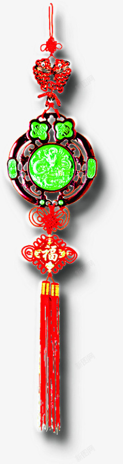 中国结祥鱼装饰品挂件素材