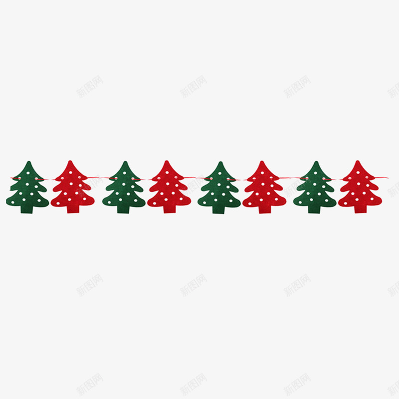 圣诞树串旗帜png免抠素材_88icon https://88icon.com 剪纸 圣诞 小灯串 树 节日