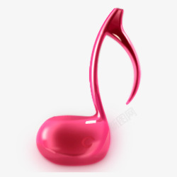 粉红色的音乐音符素材