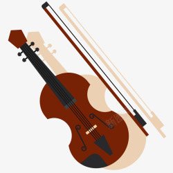 乐器PNG图音乐乐器小提琴矢量图高清图片