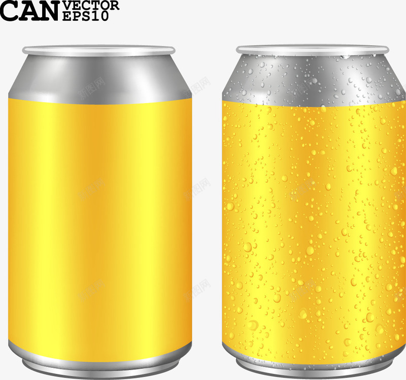 罐装啤酒png免抠素材_88icon https://88icon.com 啤酒 声音 易拉罐 黄色啤酒