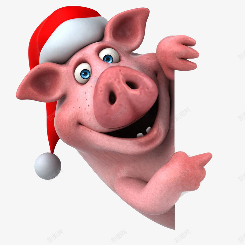 带圣诞帽的卡通猪png免抠素材_88icon https://88icon.com png 圣诞帽 圣诞节 猪 猪八戒