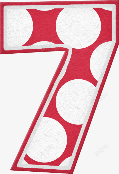 圣诞节数字7png免抠素材_88icon https://88icon.com 创意字体 圣诞节数字 艺术字体 节日字体 阿拉伯数字