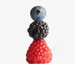 草莓蓝莓素材
