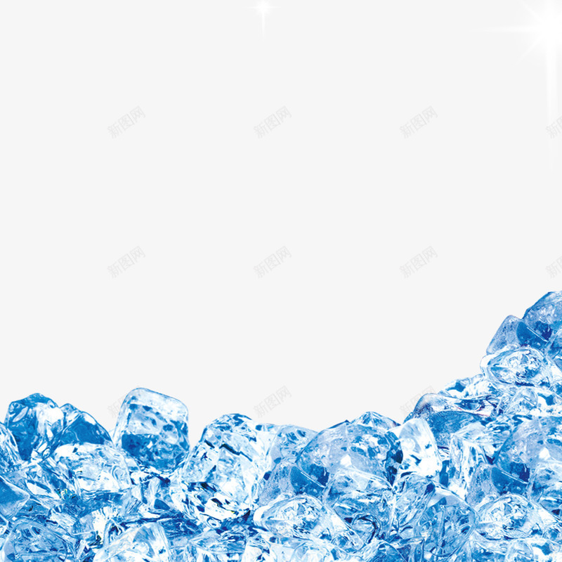 晶块冰块psd免抠素材_88icon https://88icon.com 冰块 晶块 晶块冰块 蓝色