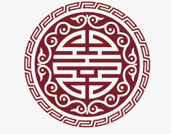 圆圈型古典中国风图案素材