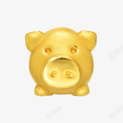 黄金小猪配饰png免抠素材_88icon https://88icon.com 产品实图 小猪 配饰 黄金