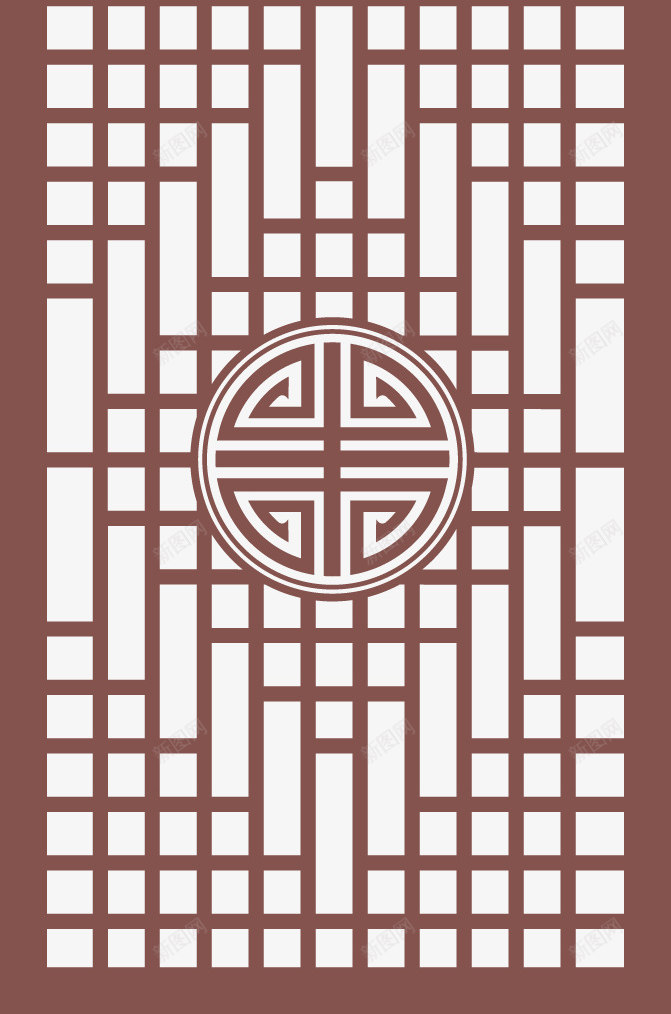 传统窗格花纹png免抠素材_88icon https://88icon.com 中国风 传统窗格花纹 古典门窗 复古门窗