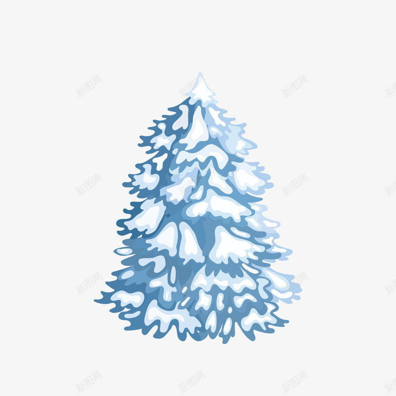 白色雪松矢量图ai免抠素材_88icon https://88icon.com 光泽 反光 天气 渐变 白色 纹理 质感 雪人 矢量图