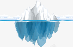 完整的南极完整冰山高清图片