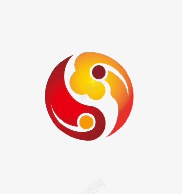 中医理疗中医太极logo图标图标
