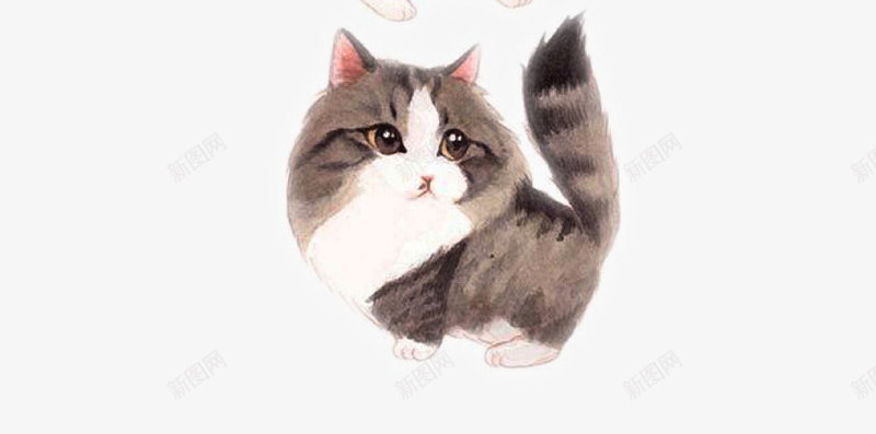 可爱的猫咪组合png免抠素材_88icon https://88icon.com png图形 png装饰 动物 卡通 手绘 猫咪 装饰