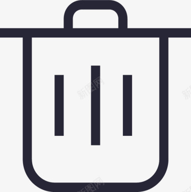 线性图标删除icon删除矢量图图标图标