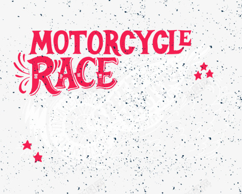 封面底纹摩托车比赛字母花纹背景图标图标