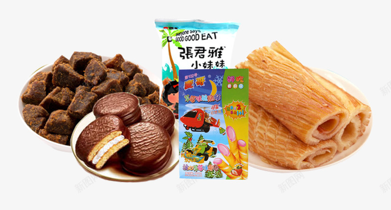 巧克力夹心饼干一堆零食psd免抠素材_88icon https://88icon.com 一堆零食 产品实物 巧克力夹心饼干 糕点 零食 饼干 麦哥草莓脆脆棒