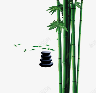 竹子图标手绘竹子清新竹子图标