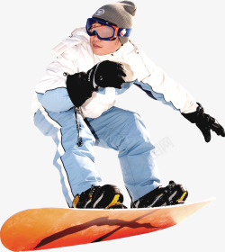 滑雪的男孩帅气滑雪男孩海报高清图片