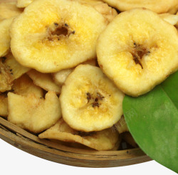 香蕉干零食素材