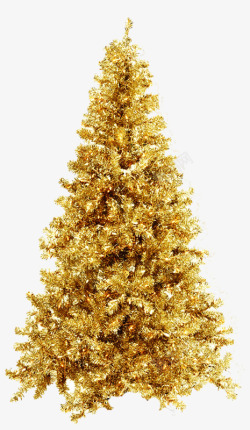 金色圣诞树插画素材库金色圣诞树插画高清图片