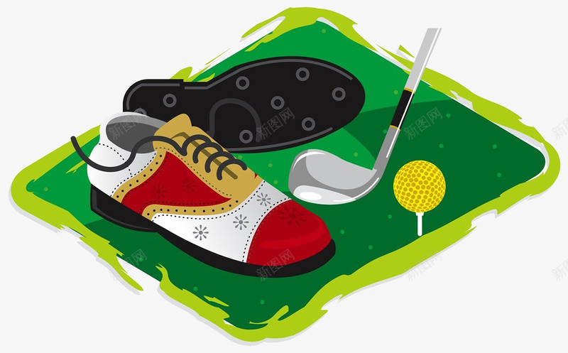 一对高尔夫鞋插画png免抠素材_88icon https://88icon.com 一对高尔夫鞋插画 上流社会 休闲娱乐 绿色 高尔夫球 高尔夫球杆