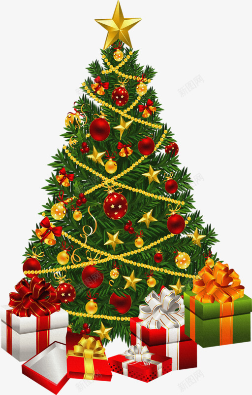 圣诞节的圣诞树04png免抠素材_88icon https://88icon.com 圣诞树 圣诞树PNG 圣诞树素材 圣诞节