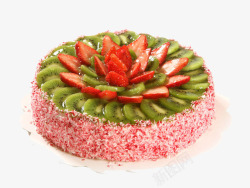 水果蛋糕草莓猕猴桃素材