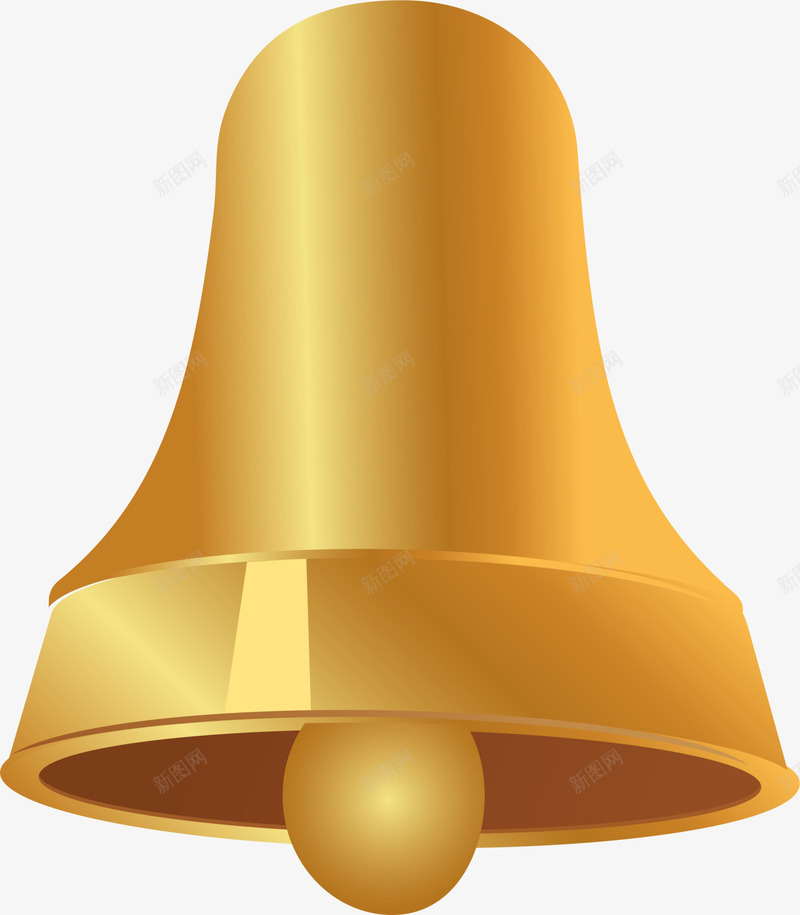 金色卡通铃铛png免抠素材_88icon https://88icon.com 卡通响铃 圣诞节 节庆响铃 节日挂饰 装饰图案 金色铃铛