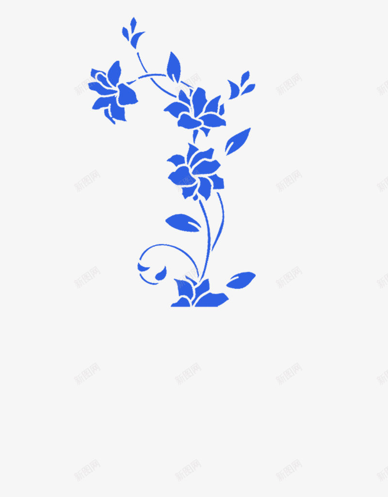 中国风花纹png免抠素材_88icon https://88icon.com 中国风 古代纹饰 花 花枝 装饰 青花瓷