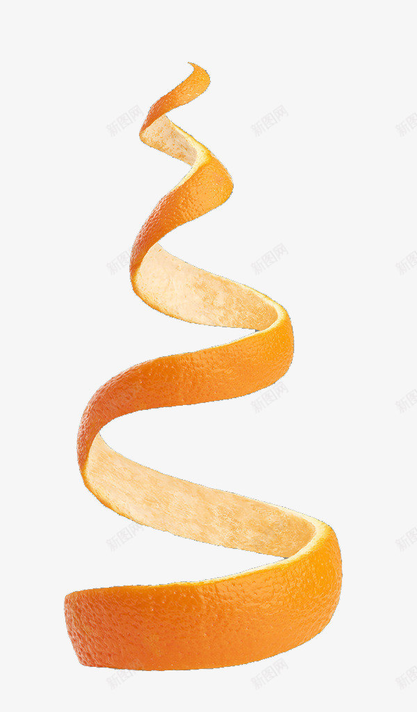 橙子皮png免抠素材_88icon https://88icon.com 橙子皮 橙色 螺旋