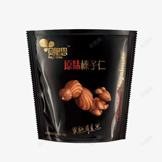 袋装原味榛子仁png免抠素材_88icon https://88icon.com 原味 榛子仁 袋装 零食 食品