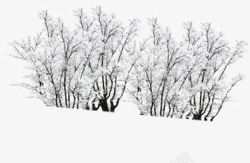 雪景冬日美景公园素材