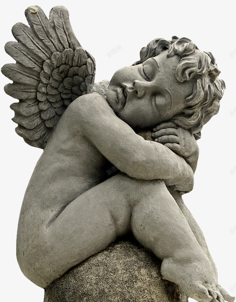 石像png免抠素材_88icon https://88icon.com 丘比特 天使 婴儿 景区入口雕塑 纯洁 翅膀 雕像 雕塑