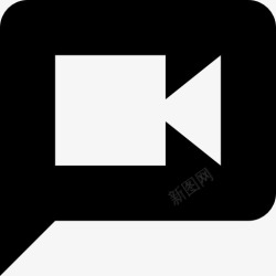 视频聊天视频通话按钮图标高清图片