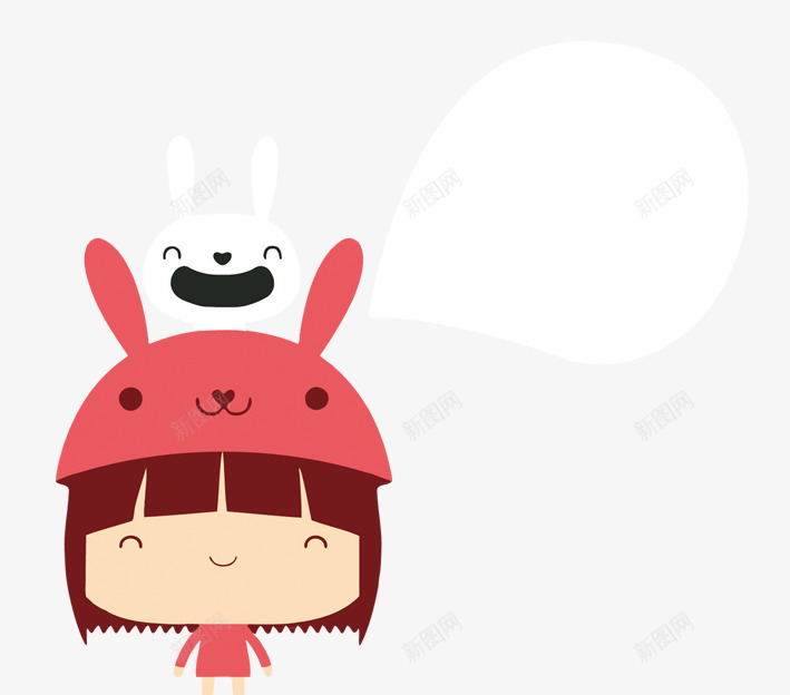 带兔帽的小女孩png免抠素材_88icon https://88icon.com 人物 兔子 卡通 卡通人物 卡通女孩 卡通表情 粉色