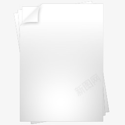 空白纸张免抠素材白色空白纸张图标图标