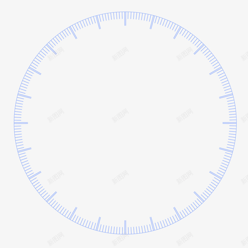 简单蓝色线条圆环png免抠素材_88icon https://88icon.com 圆圈 圆环 科技 简图 简笔画 蓝色线条 装饰