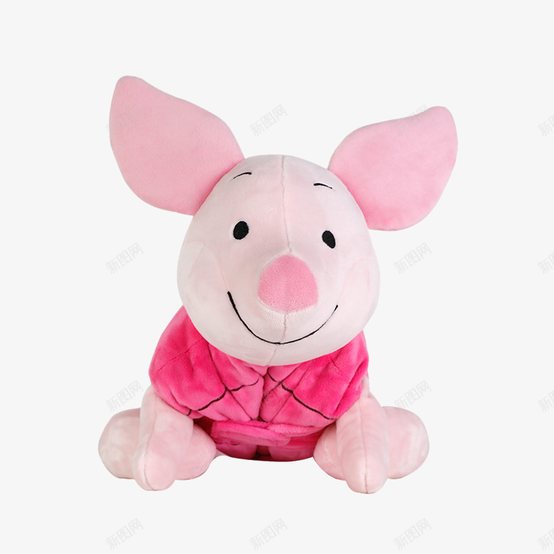 粉红色小猪png免抠素材_88icon https://88icon.com 儿童玩具 儿童节礼物 公仔 六一礼品 小猪 布娃娃 礼物