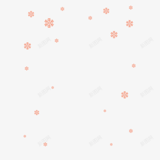 漂浮圣诞节雪花png免抠素材_88icon https://88icon.com 叠加素材 圣诞 漂浮 装饰素材 雪花图案