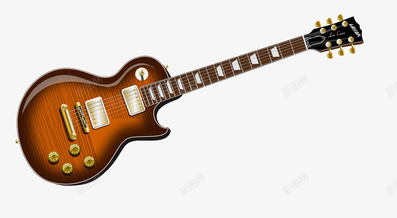 橙色的电吉他图png免抠素材_88icon https://88icon.com 橙色的电吉他电吉他吉他乐器音乐素材影音娱乐