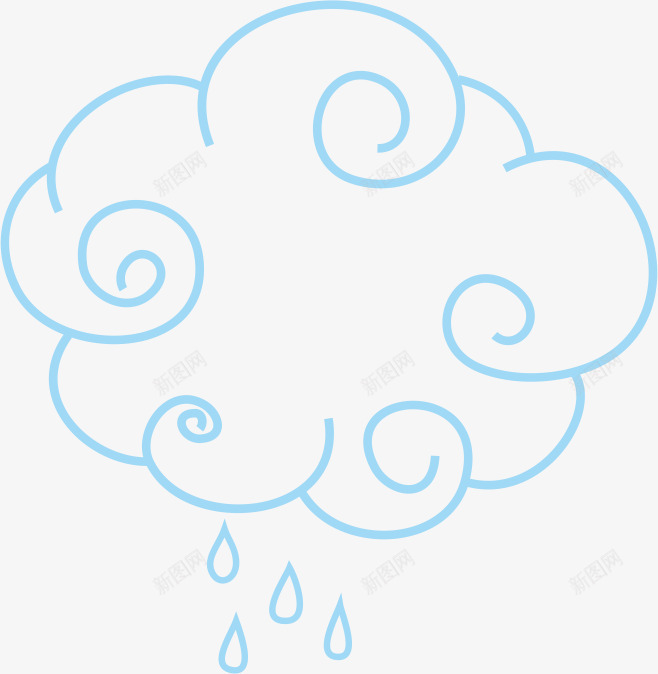 下雨的云彩矢量图ai免抠素材_88icon https://88icon.com AI 下雨 云朵 卡通 可爱 天空 手绘 曲线 白色 矢量图 线条 蓝色 表情 阴雨天气