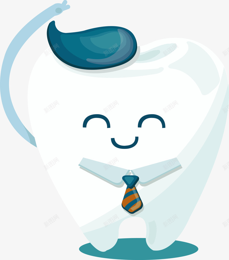 戴领带的卡通牙齿图png免抠素材_88icon https://88icon.com 人体器官 微笑 微笑表情 手绘牙齿 清洁 牙 牙齿 牙齿修护卡通图 牙齿微笑 牙齿笑容 矢量牙齿