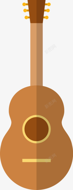 乐器吉他矢量图素材