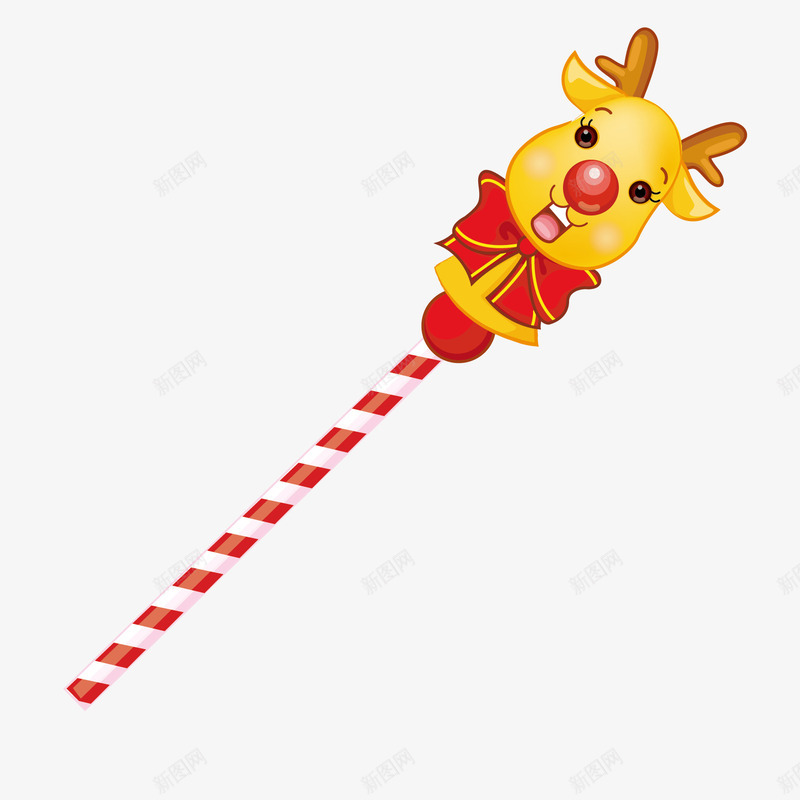 手杖png免抠素材_88icon https://88icon.com 圣诞节 小鹿 糖果
