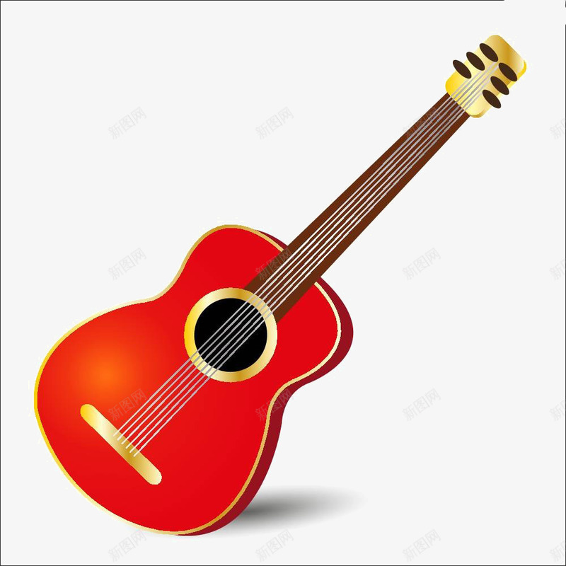 卡通吉他png免抠素材_88icon https://88icon.com 免抠吉他 卡通 吉他素材 新图网 红色