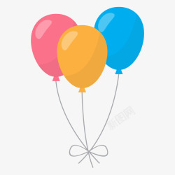 儿童节气球元素矢量图素材