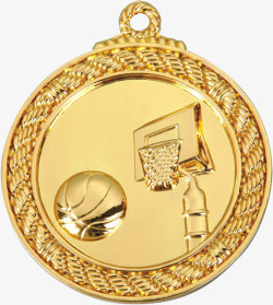 篮球运动纪念奖牌素材